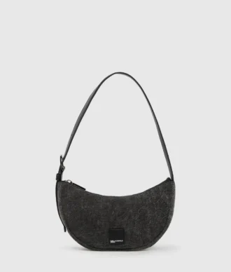 Sac à bandoulière en denim Moon