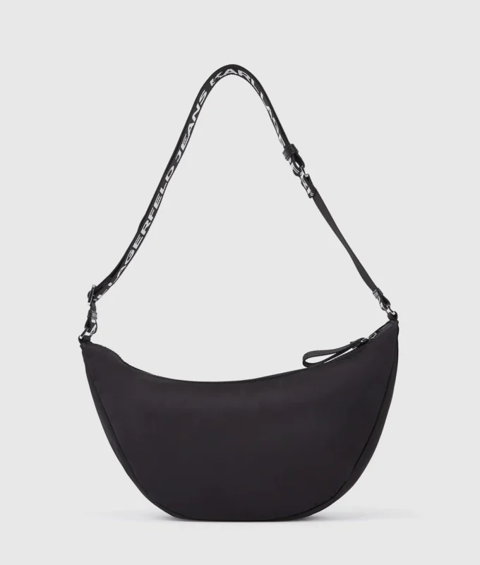 Sac bandoulière en nylon avec logo