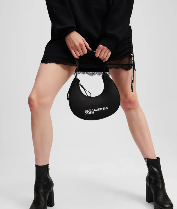 Sac à bandoulière en nylon avec logo Moon