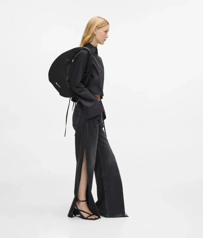 Sac à bandoulière en nylon brillant Sac à bandoulière en nylon brillant