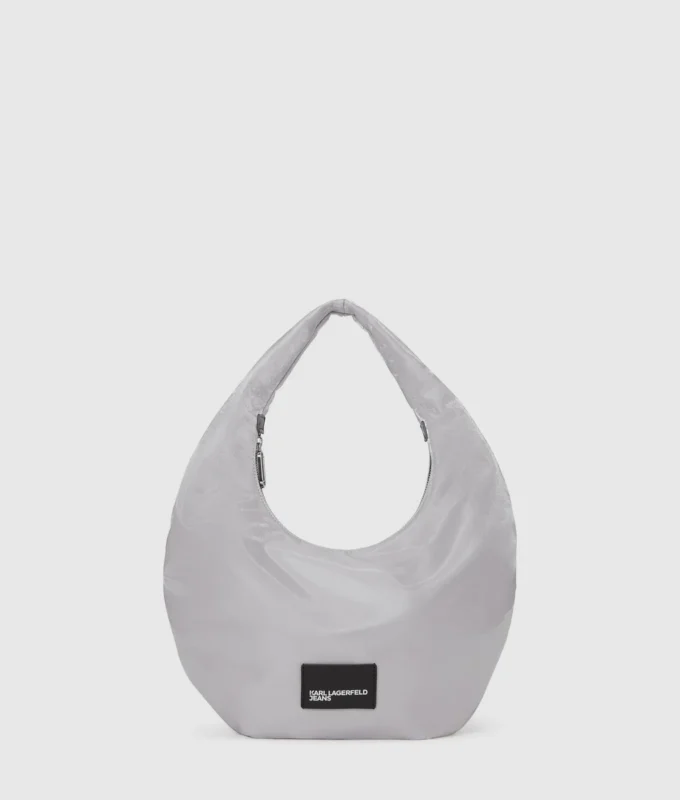 Sac à bandoulière en nylon métallisé Sac à bandoulière en nylon métallisé