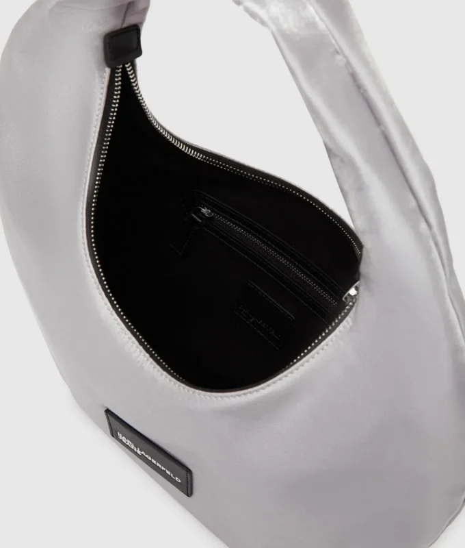 Sac à bandoulière en nylon métallisé Sac à bandoulière en nylon métallisé