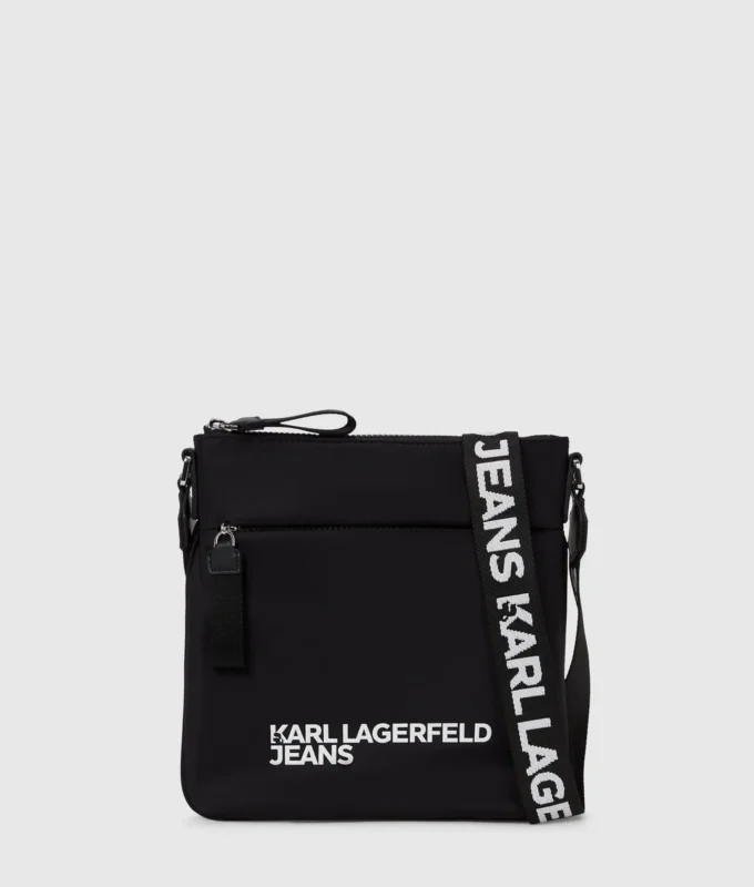 Sac à bandoulière fin avec logo