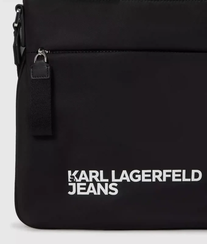 Sac à bandoulière fin avec logo