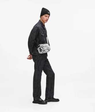 Sac à bandoulière graphique intégral