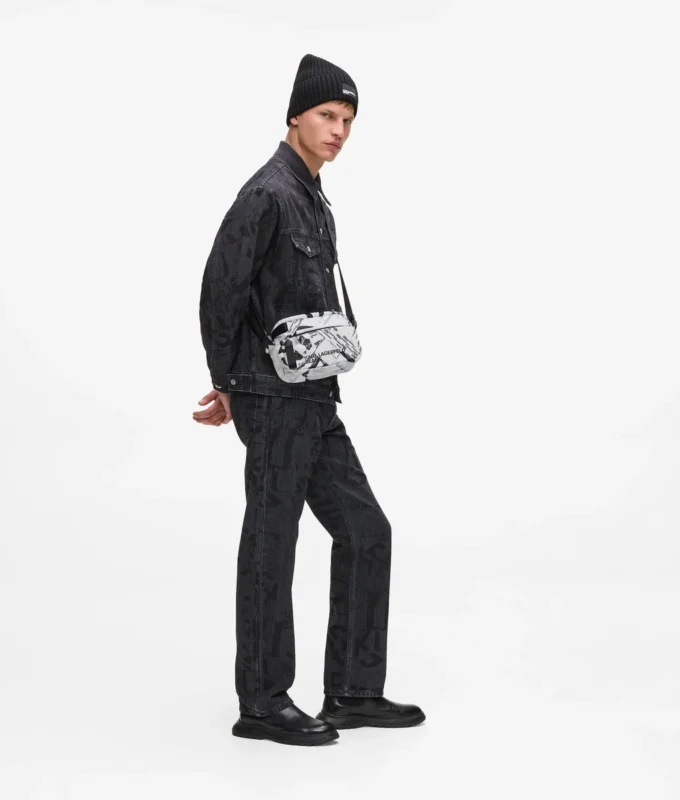 Sac à bandoulière graphique intégral