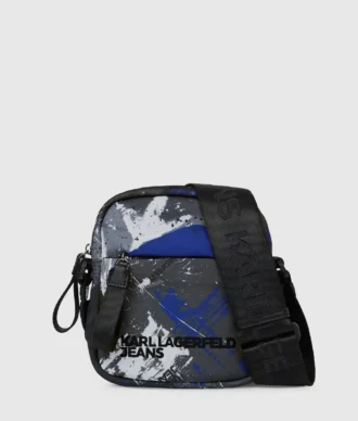 Sac à bandoulière imprimé graffiti