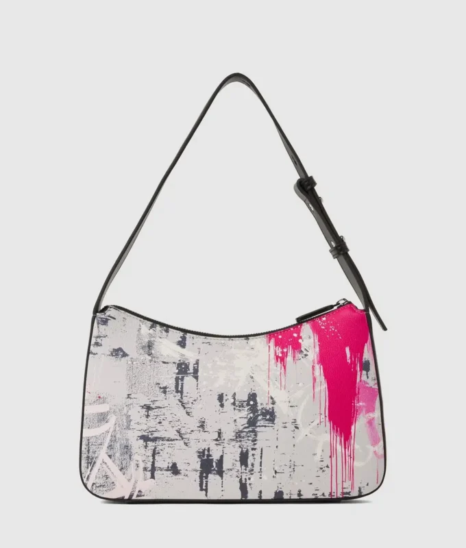 Sac à bandoulière imprimé graffiti Sac à bandoulière imprimé graffiti