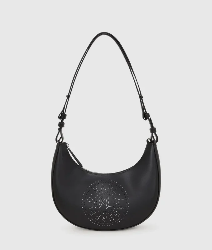 Sac à bandoulière K/Circle clouté en forme de lune Sac à bandoulière K/Circle clouté en forme de lune