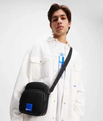 SAC À BANDOULIÈRE KLJ BOX LOGO