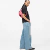 SAC À BANDOULIÈRE MOITIÉ-LUNE SOUPLE KLJ BOX LOGO
