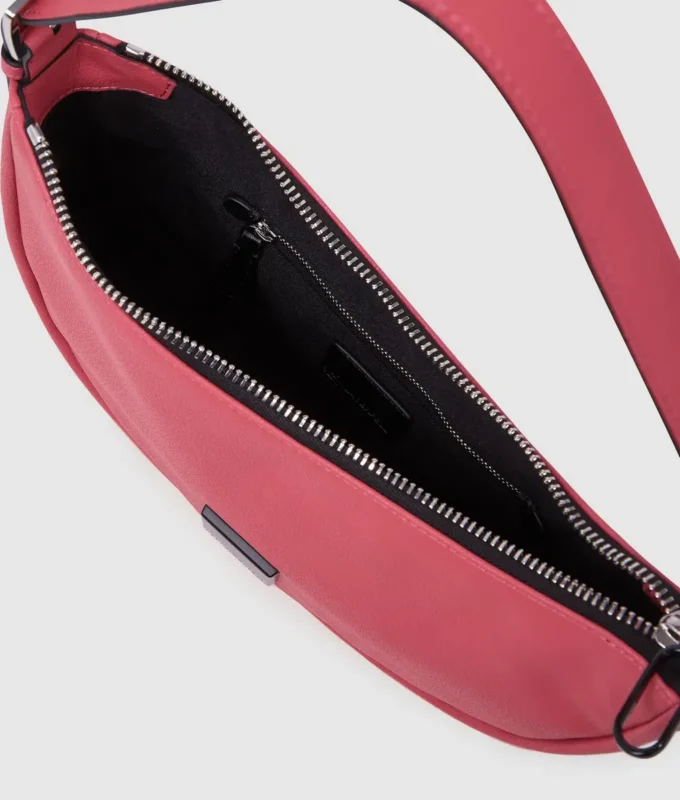 SAC À BANDOULIÈRE MOITIÉ-LUNE SOUPLE KLJ BOX LOGO
