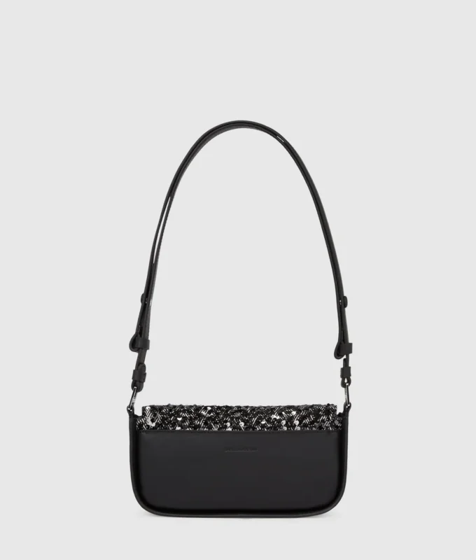 Sac à bandoulière à paillettes K/Signature Sac à bandoulière à paillettes K/Signature