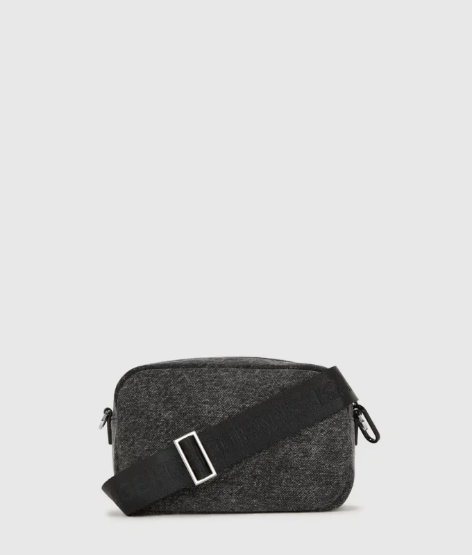 Sac à bandoulière pour appareil photo en denim
