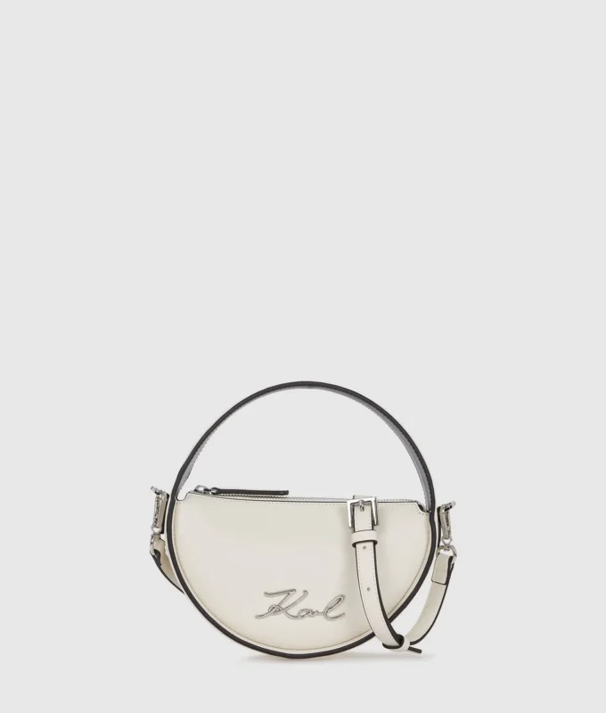 Sac à bandoulière rond K/Signature Sac à bandoulière rond K/Signature
