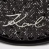 Sac à bandoulière rond à paillettes K/Signature