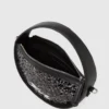 Sac à bandoulière rond à paillettes K/Signature