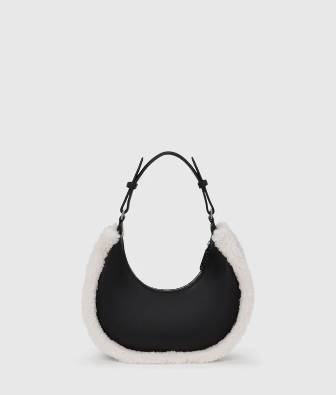 Sac à bandoulière Shearling Moon Sac à bandoulière Shearling Moon