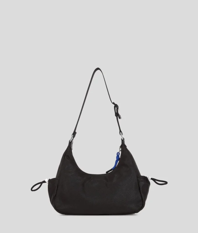 SAC À BANDOULIÈRE UTILITAIRE EN DENIM ENDUIT SAC À BANDOULIÈRE UTILITAIRE EN DENIM ENDUIT