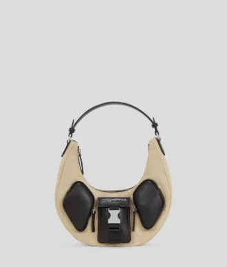 SAC À BANDOULIÈRE UTILITY CANVAS MOON