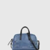 Sac bowling en denim à boucles Sac bowling en denim à boucles