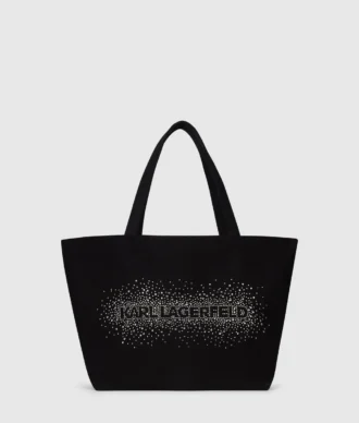 Sac cabas avec logo en strass