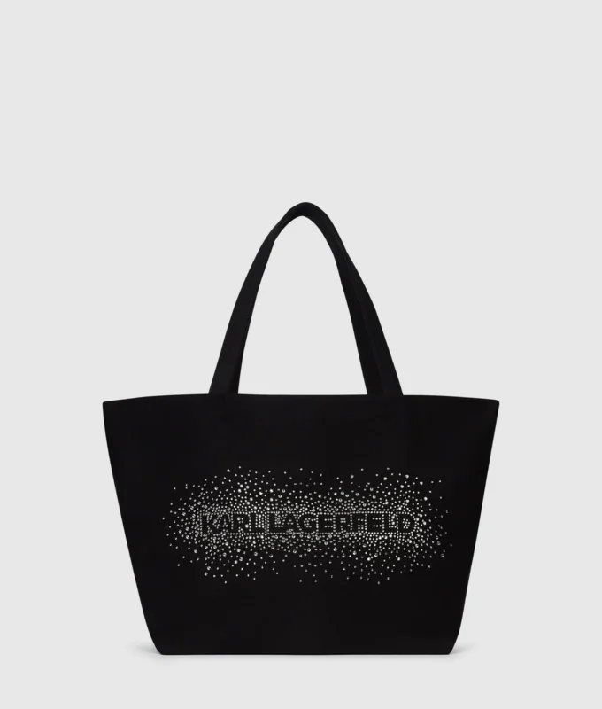 Sac cabas avec logo en strass Sac cabas avec logo en strass
