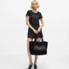 Sac cabas avec logo en strass Sac cabas avec logo en strass