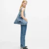 Sac cabas en denim Sac cabas en denim