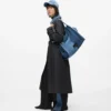 Sac cabas en denim bicolore Sac cabas en denim bicolore