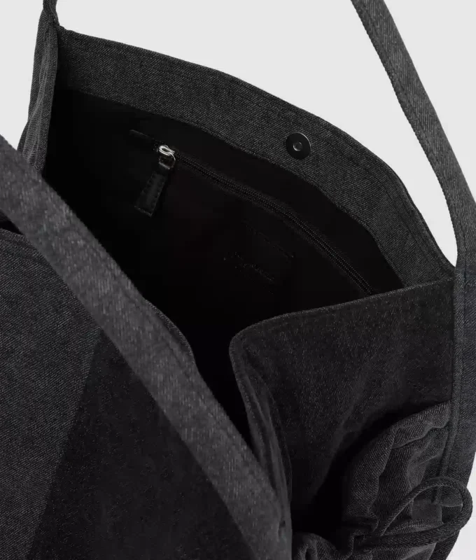 Sac cabas en denim bicolore Sac cabas en denim bicolore