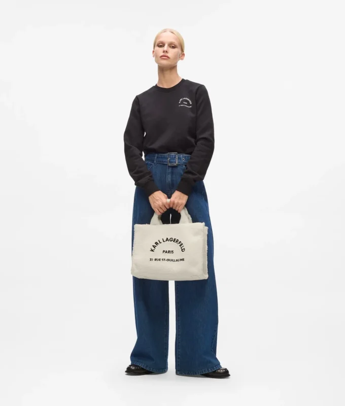 Sac cabas en peau lainée Rue St-Guillaume
