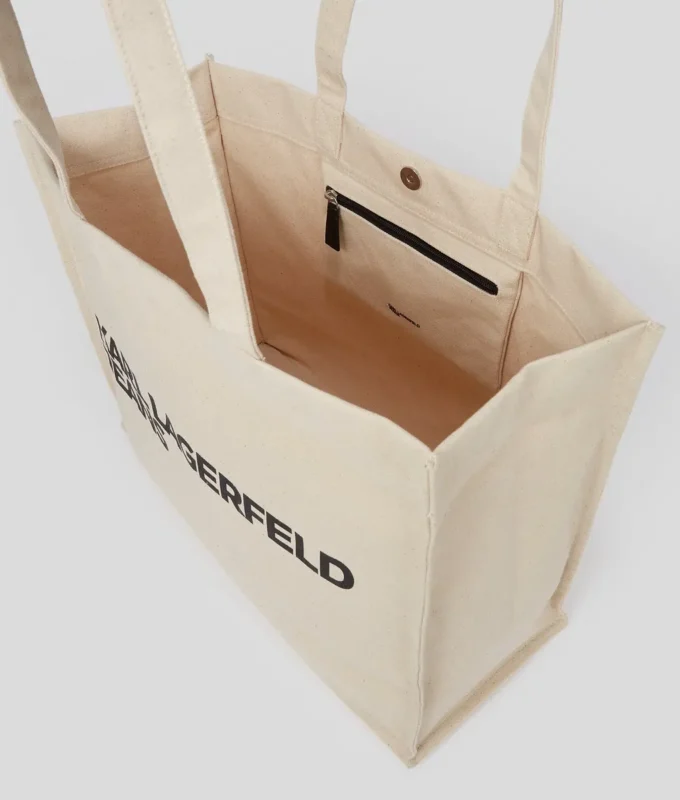 SAC CABAS EN TOILE AVEC LOGO