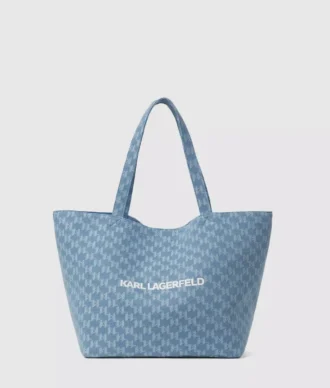 Sac cabas exclusif en denim Monogram