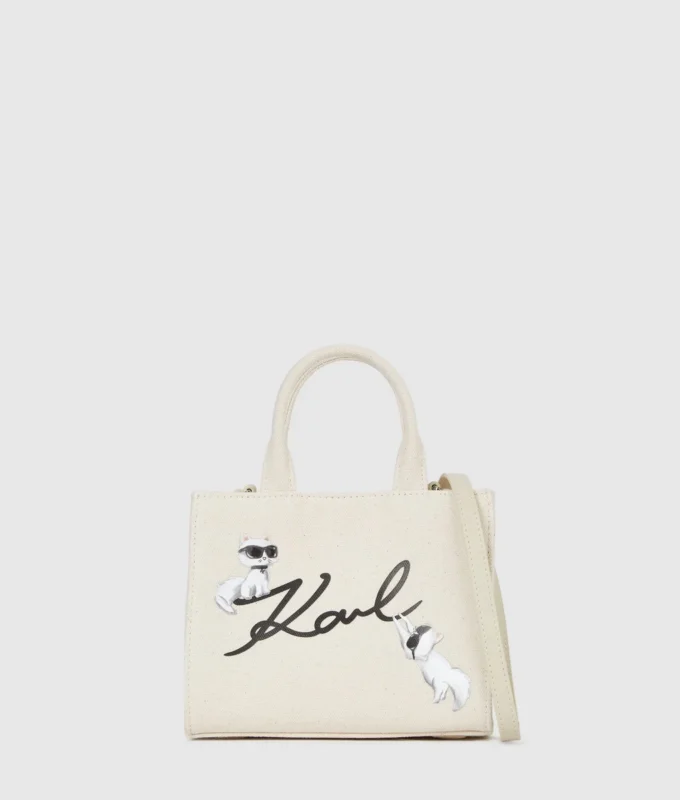 Sac cabas Ikon Signature Choupette Sac cabas Ikon Signature Choupette