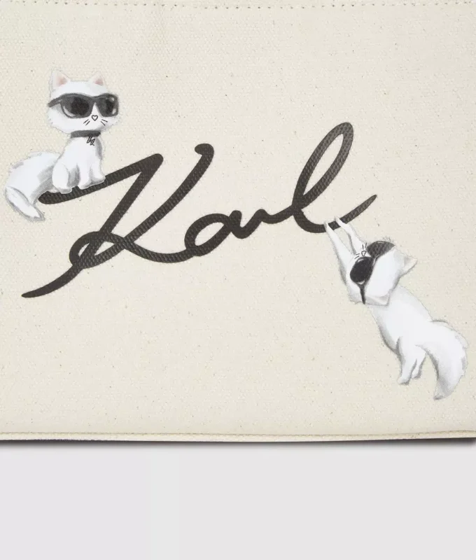 Sac cabas Ikon Signature Choupette Sac cabas Ikon Signature Choupette