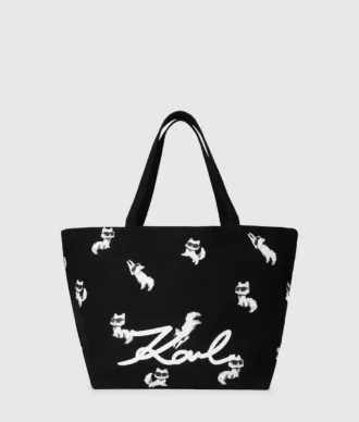 Sac cabas imprimé Ikon Choupette