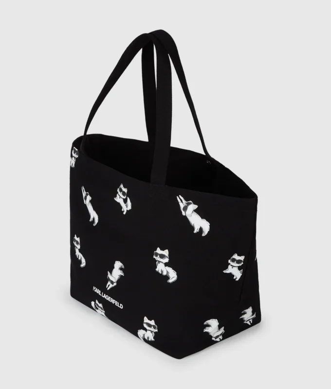 Sac cabas imprimé Ikon Choupette Sac cabas imprimé Ikon Choupette