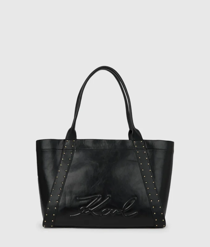 Sac cabas moyen clouté K/Ville