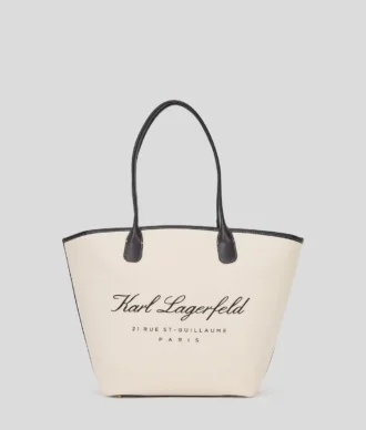SAC CABAS MOYEN EN TOILE HOTEL KARL