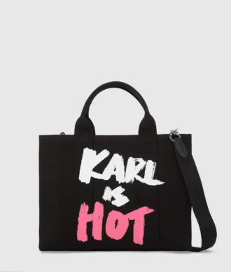 Sac cabas moyen exclusif « Karl is hot »