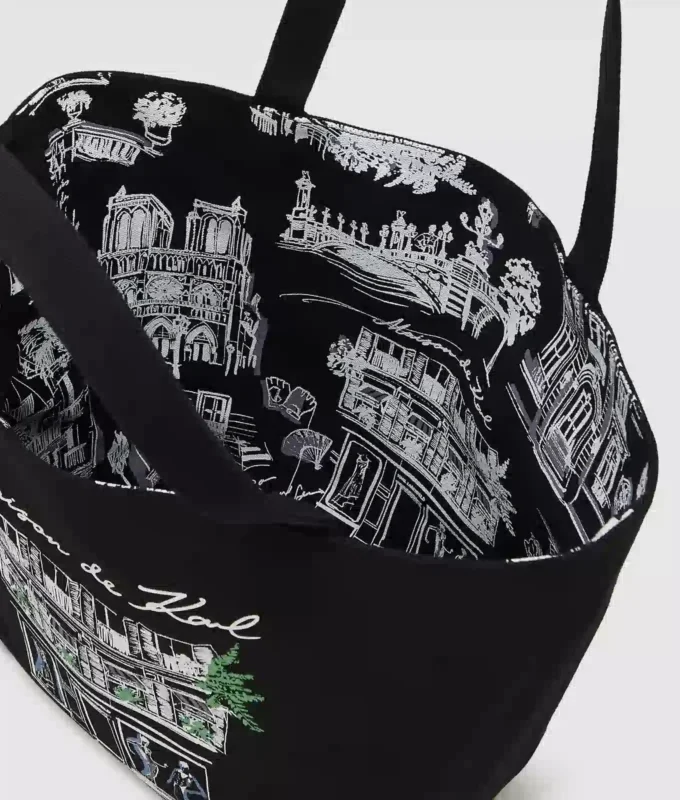 Sac cabas réversible Maison de Karl Sac cabas réversible Maison de Karl