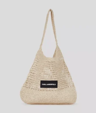 SAC DE PLAGE CROCHETÉ AVEC LOGO