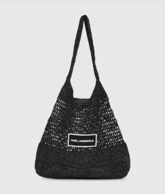 SAC DE PLAGE CROCHETÉ AVEC LOGO