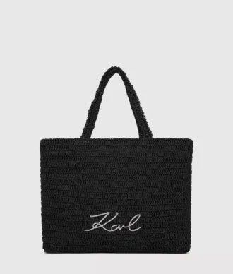 Sac de plage en crochet K/Signature