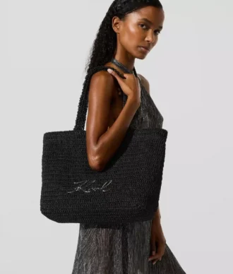 Sac de plage en crochet K/Signature