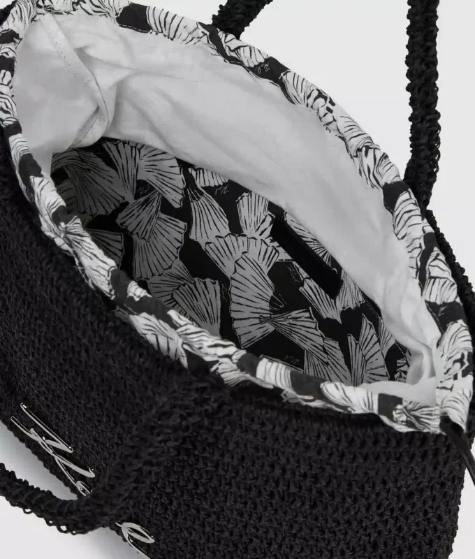Sac de plage en crochet K/Signature Sac de plage en crochet K/Signature