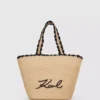 Sac de plage festonné K/Signature Sac de plage festonné K/Signature