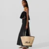 Sac de plage festonné K/Signature Sac de plage festonné K/Signature