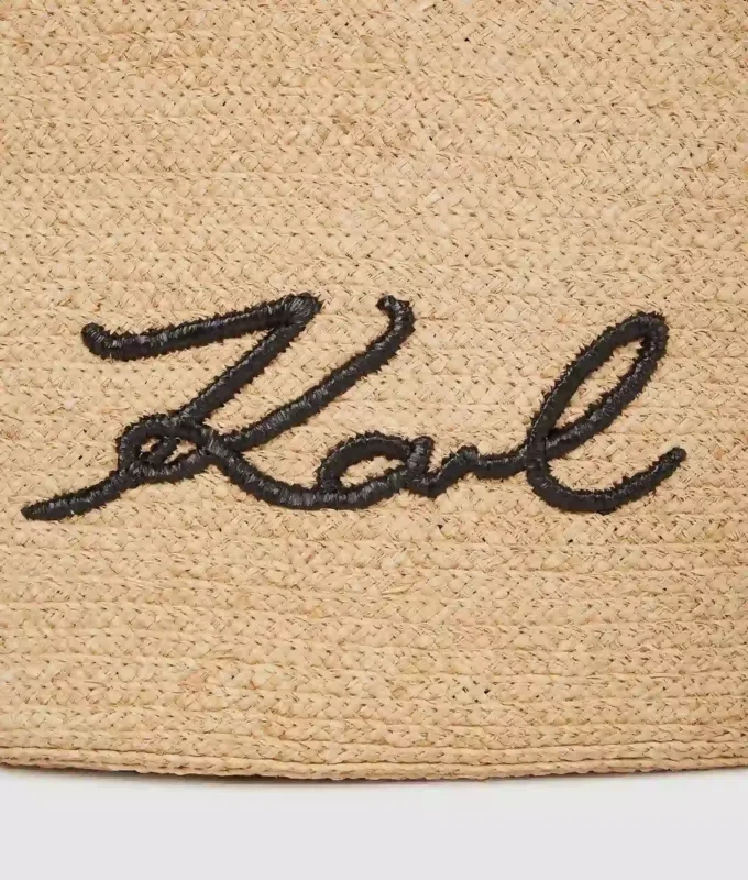 Sac de plage festonné K/Signature Sac de plage festonné K/Signature